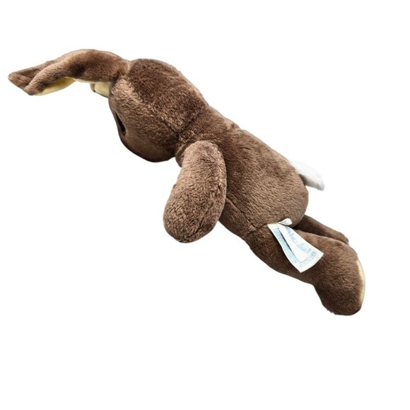 Build-A-Bear Workshop Brown Bunny Plush 16" Soft Toy With Yellow Belly & Ears - Picture 5 of 13
